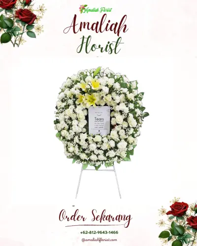 Krans Bunga Duka Cita di Nglindur