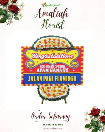 Bunga Papan Congratulation di Nglindur